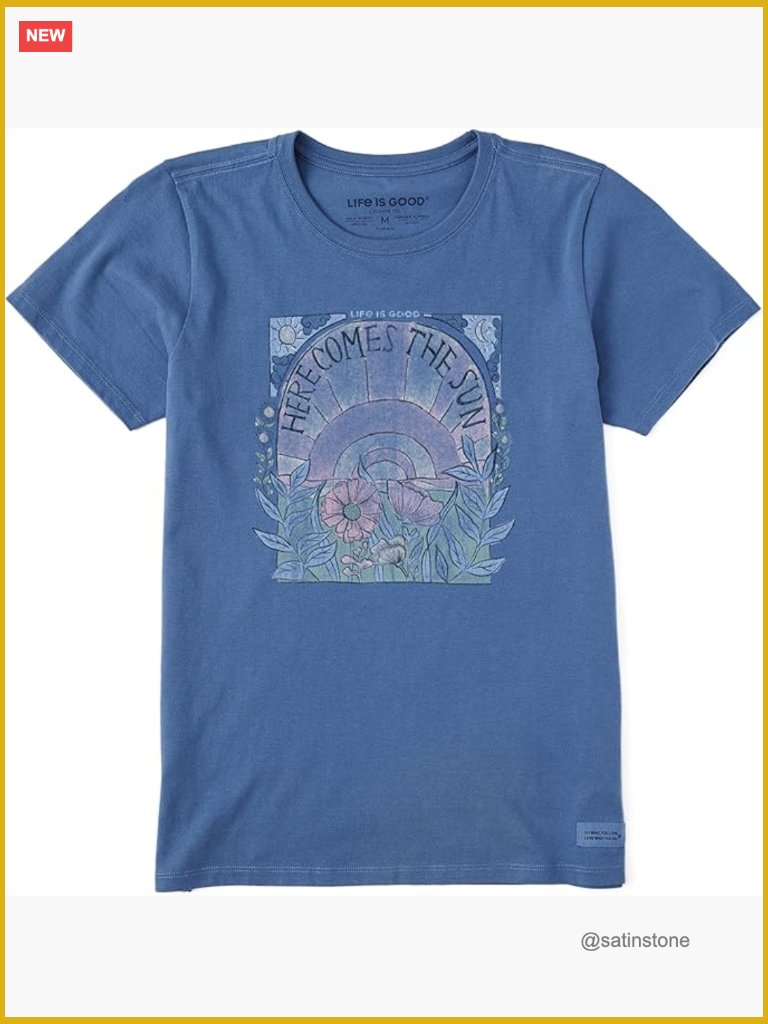 Short Sleeve Cotton Graphic T-Shirt, Crew Neck, Lightweight, Classic Fit,